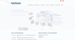 Desktop Screenshot of hartmann-exact.de